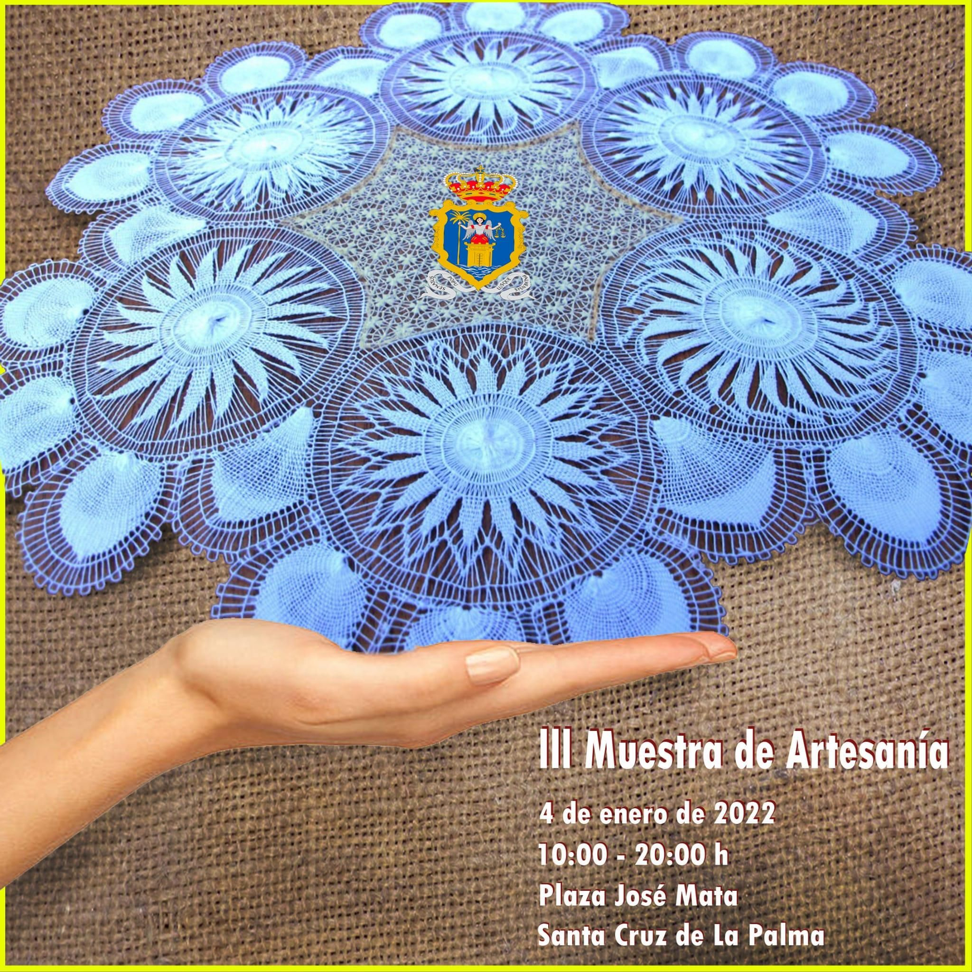 Cartel de la 'III Muestra de Artesanía' de Santa Cruz de La Palma.