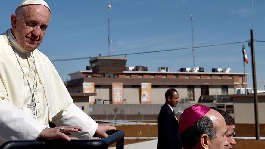 El papa denuncia en Juárez la tragedia humana de aquellos obligados a emigrar