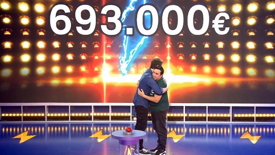 'Alta tensión' (5.9%) roza su récord de público en Cuatro con la entrega del bote más alto de la historia del canal