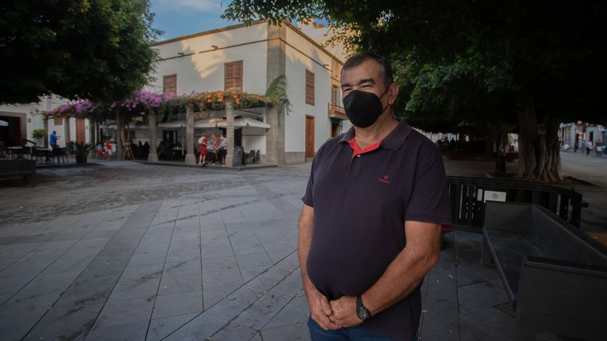 Víctor Manuel Rodríguez Martín, agricultor y presidente de la cooperativa La Prosperidad de Tijarafe