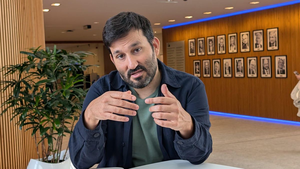 Vicent Marzà, en el Parlament Europeu.