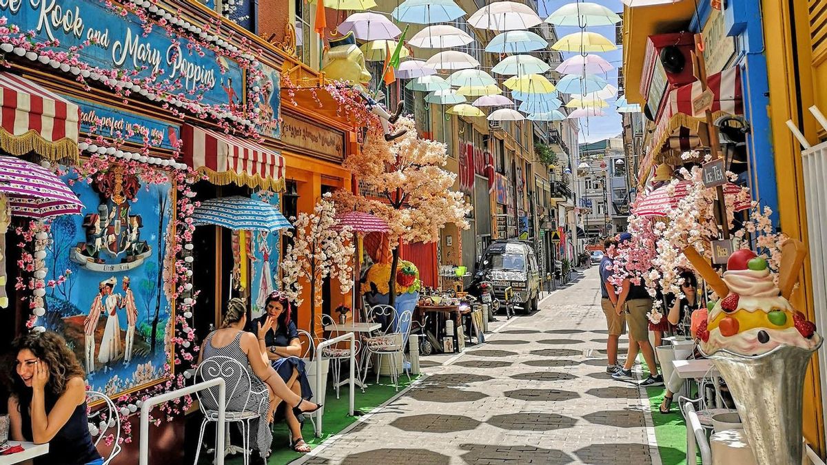 El colorido barrio de Psiri, en Atenas.