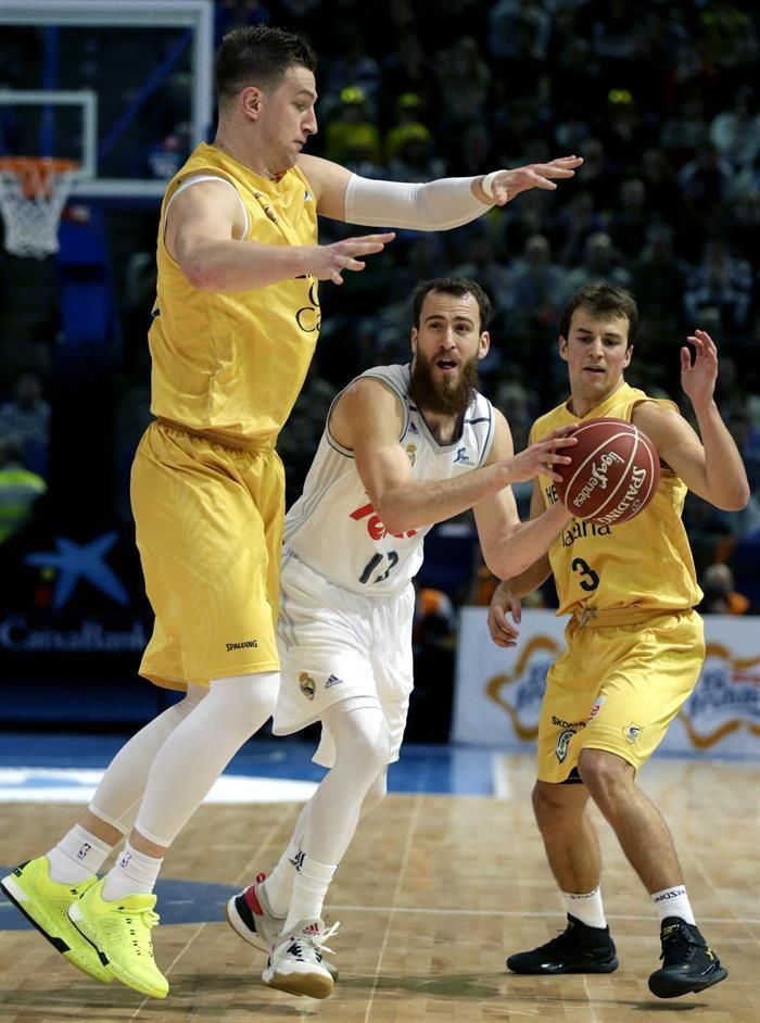 Partido de la final de la Copa del Rey 2016 entre el Herbalife Gran Canaria y el Real Madrid. Efe.