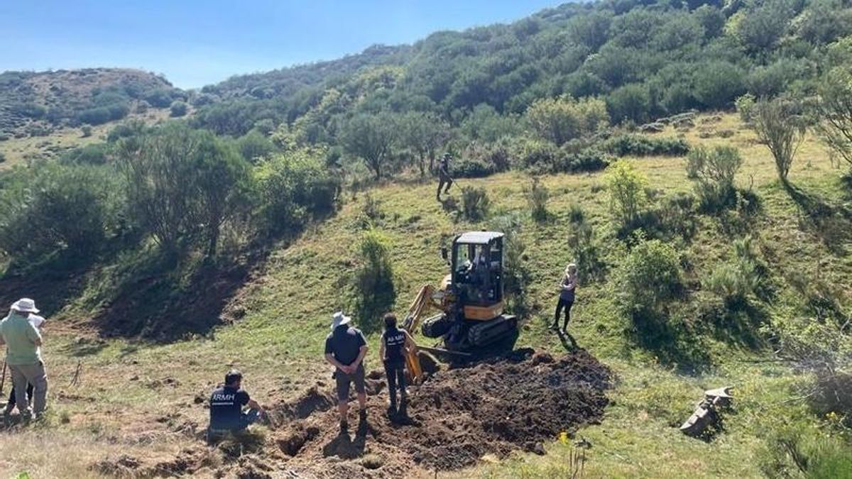 Comienzan los trabajos para localizar y exhumar a dos víctimas de la represión franquista cerca de Pajares