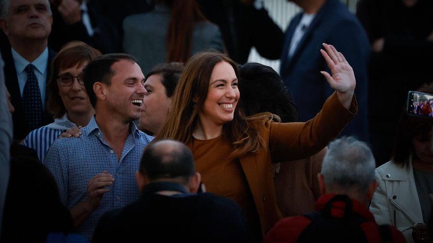 María Eugenia Vidal, la candidata de Juntos por el Cambio, en una imagen de archivo.