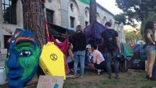 Acampada climática frente al Ministerio de Transición Ecológica / R.R.