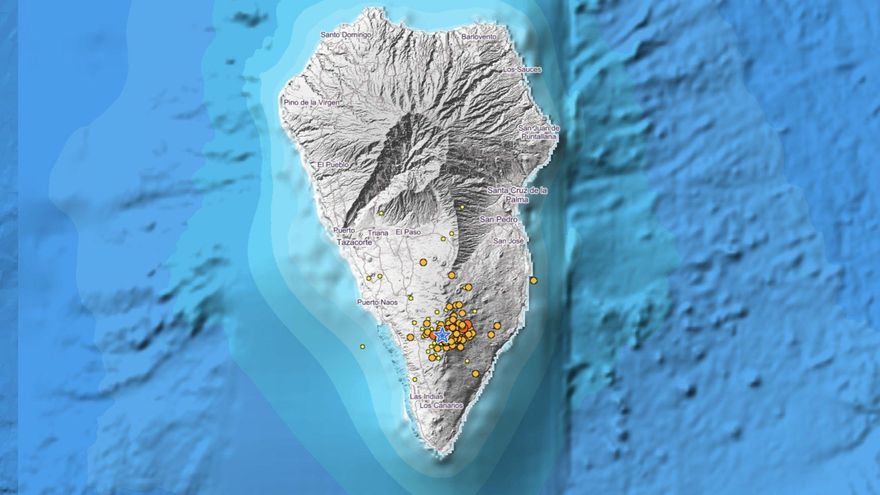 Repuntan los sismos en La Palma desde la medianoche con casi 60 terremotos