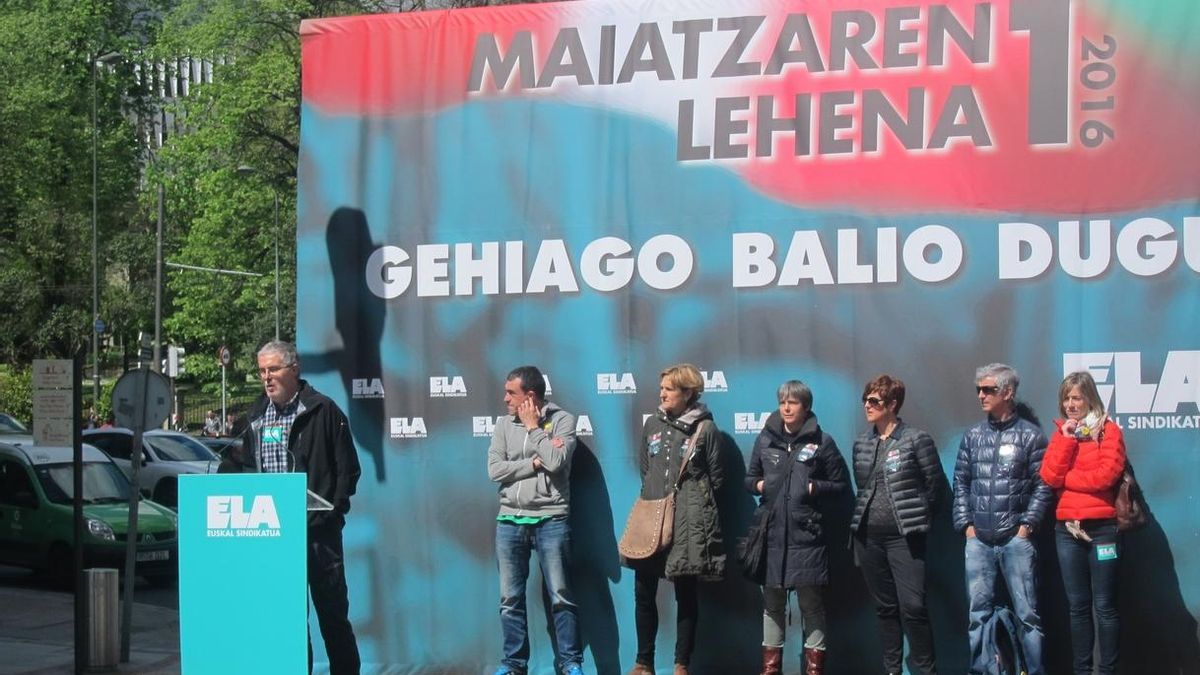 ELA acusa a Gobierno vasco y Confebask de no poner freno a la precariedad y "extender la miseria laboral"