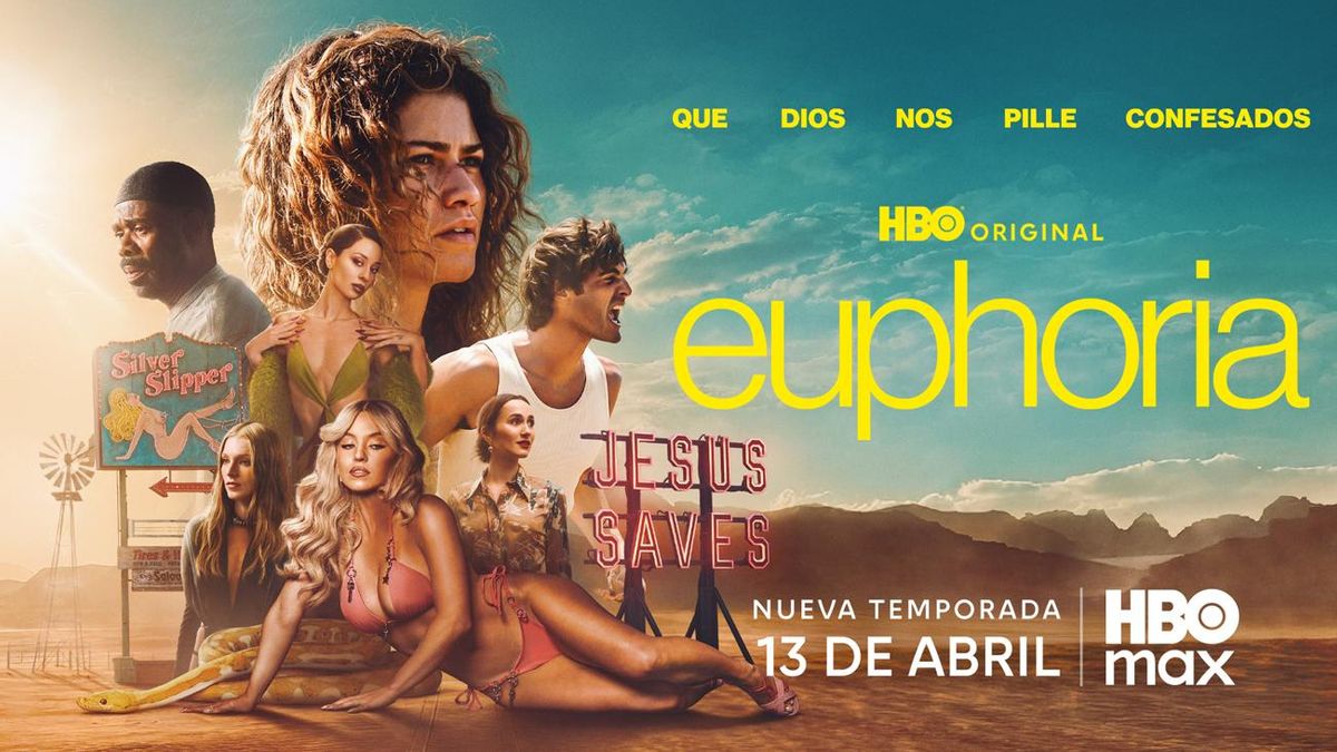 Cartel promocional de la temporada 3 de 'Euphoria'