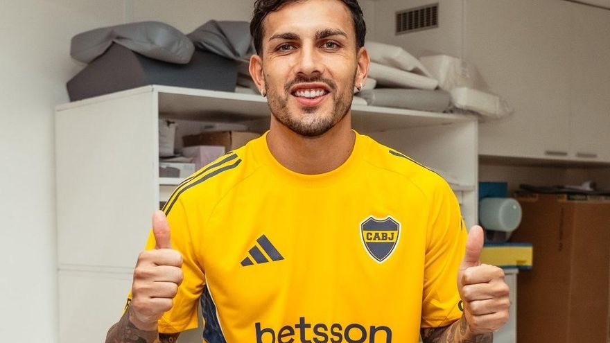 Paredes fue presentado en Boca: “Mi sueño era volver y conseguir cosas importantes”