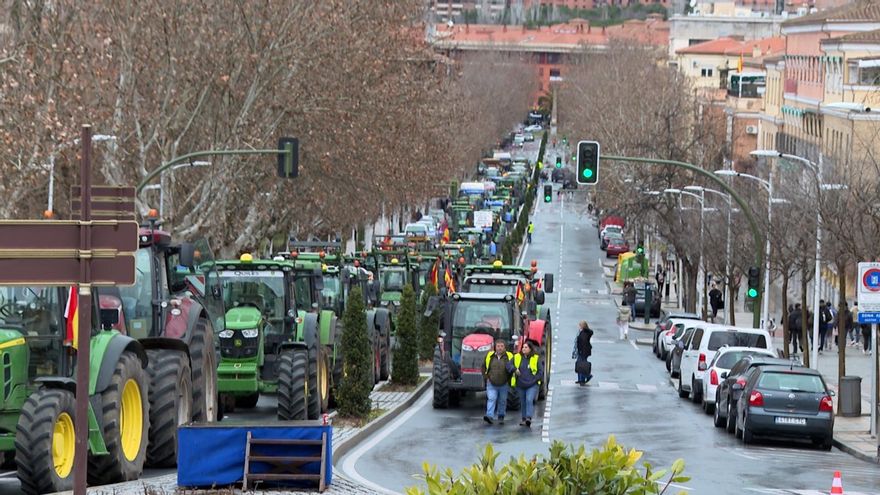 Dos tractoradas recorrerán las calles de Toledo la próxima semana como continuación de las protestas del campo