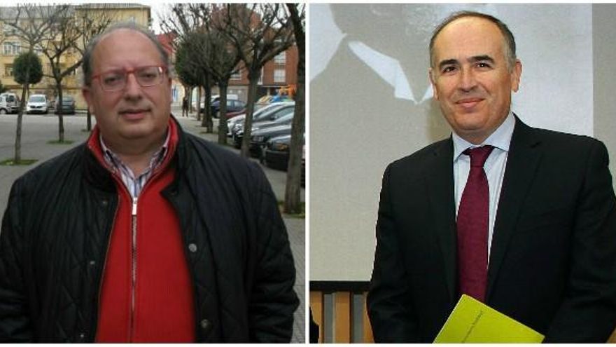 Eduardo Fernández (izquierda) y Francisco Balado. / ileon.com / Peio García / ICAL