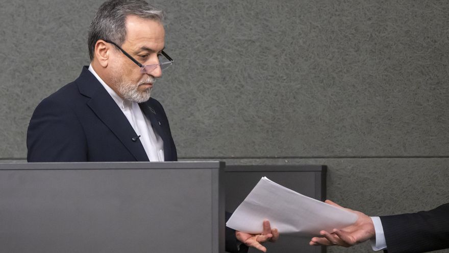 El ministro iraní de Exteriores, Abás Araqchí, en una imagen de archivo. EFE/EPA/MARTIAL TREZZINI