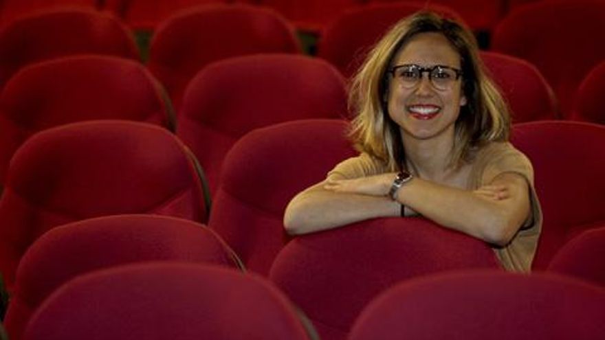 La investigadora Miren Manias. Foto: Nagore Iraola. UPV/EHU