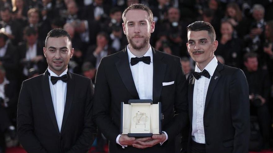 El director griego Vasilis Kekatos, que ganó el premio el año pasado con 'The Distance Between Us And The Sky' .