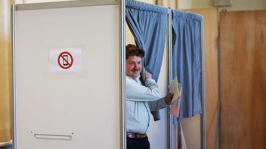 EuropaPress 6018744 09 june 2024 belgium anzegem belgiums groen co chairman jeremie vaneeckhout