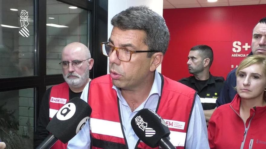 Mazón es la X que falta por despejar en el envío de la alerta masiva a la población el día de la DANA