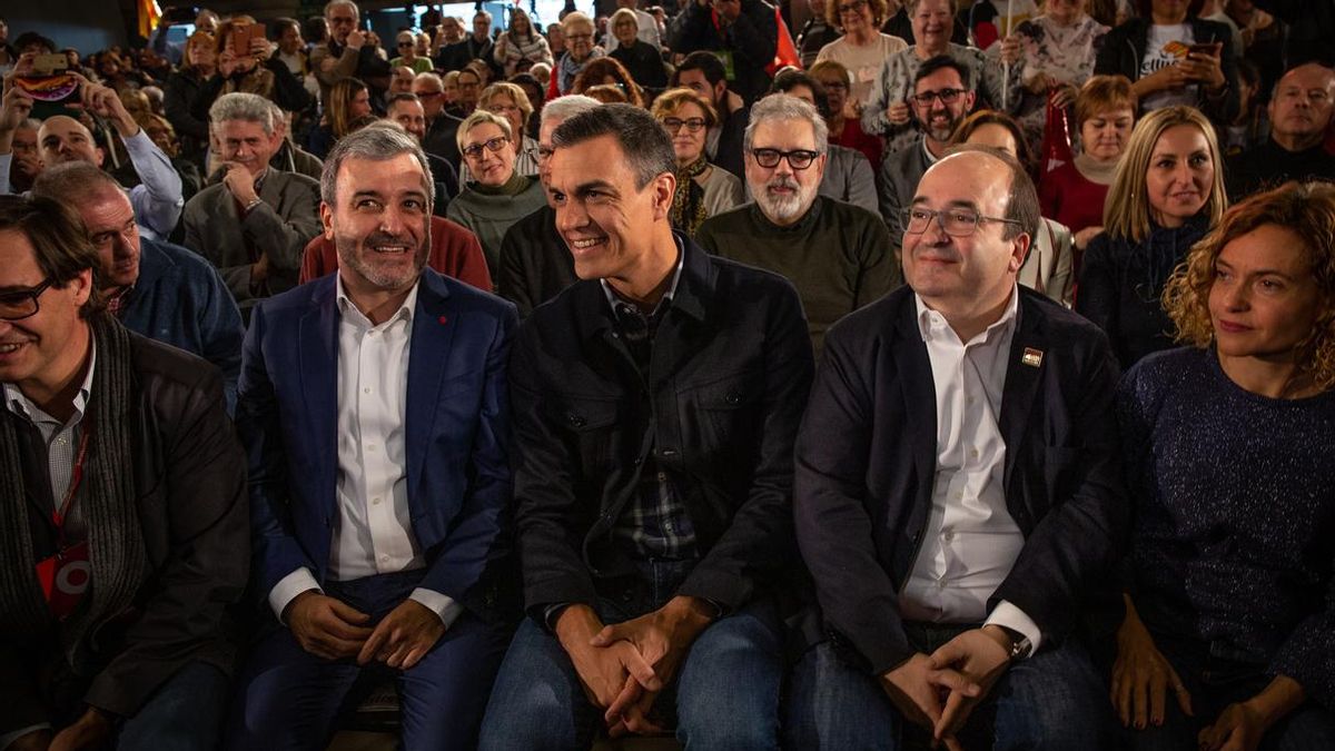 Sánchez participará en un mitin el viernes en Barcelona junto a Collboni, Iceta y Batet