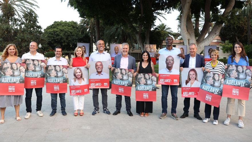 Apertura de campaña del PSOE en la capital grancanaria.