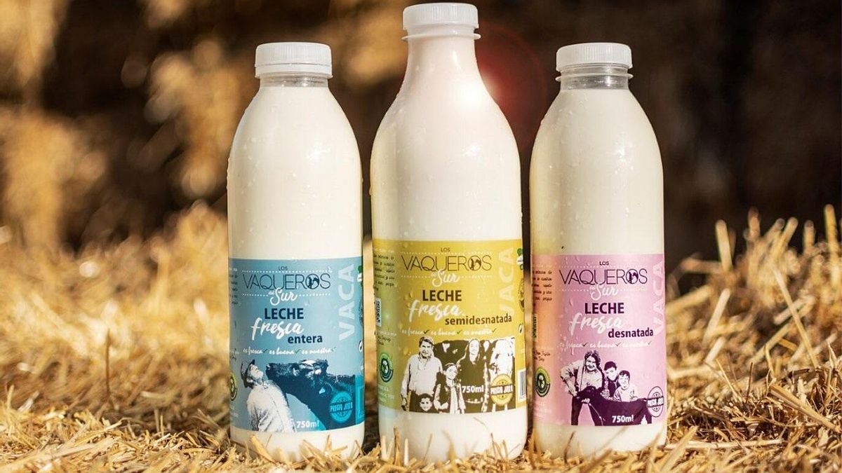 Nueva leche de kilómetro cero de Lidl 'Vaqueros del Sur'
