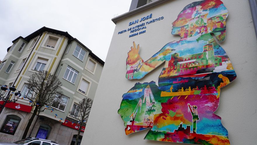 Monumento a las Fiestas de San José.