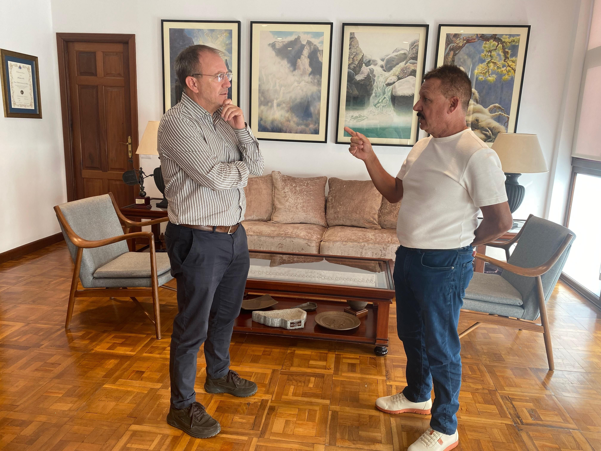 Sergio Rodríguez y Gregorio Alonso.