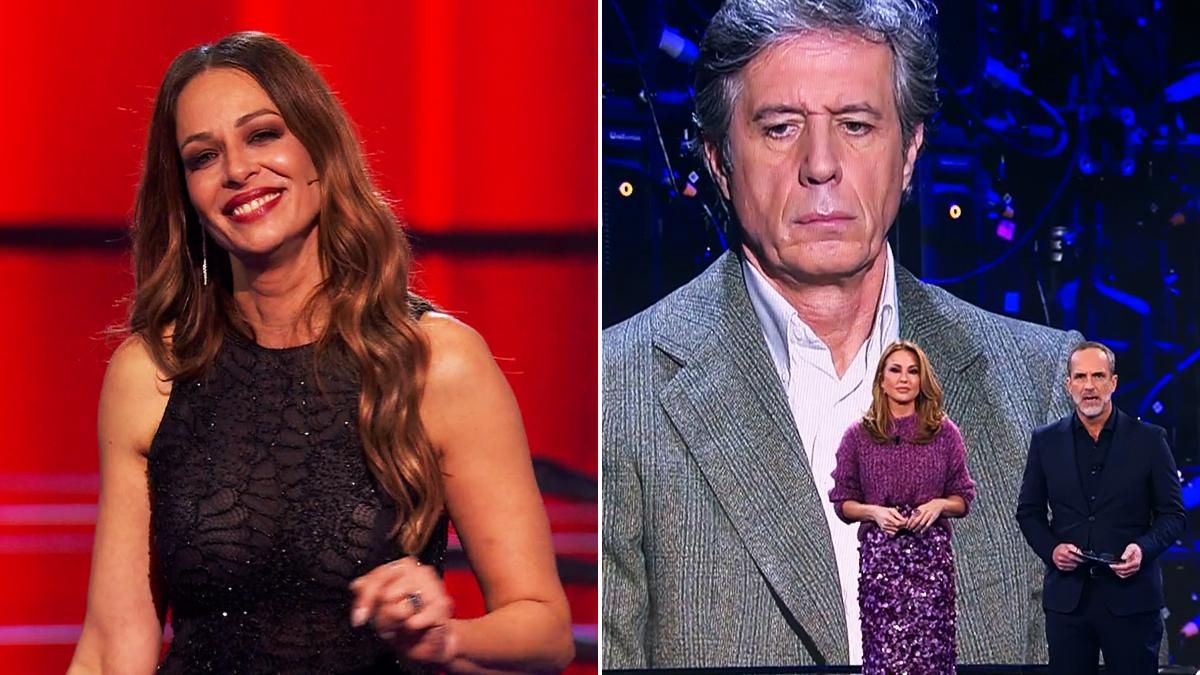 Eva González en la final de 'La Voz 2025' / Beatriz Archidona y Santi Acosta presentan a Carlo Costanzia en 'De Viernes'