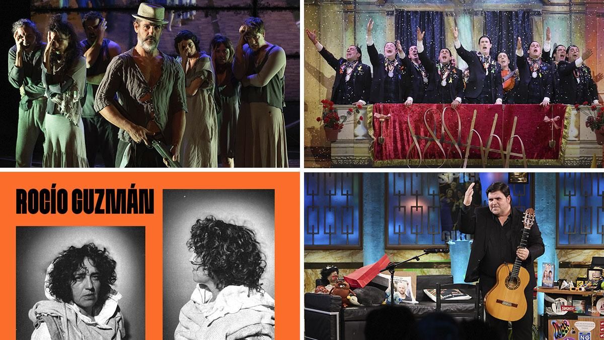 La chirigota del Bizcocho y la comparsa 'Los locos' llegan a Córdoba en un finde con multitud de citas teatrales