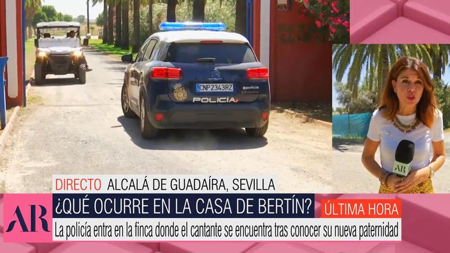 La Policía desaloja a un equipo de 'El programa de AR' en casa de Bertín Osborne: "Le molesta nuestra presencia"