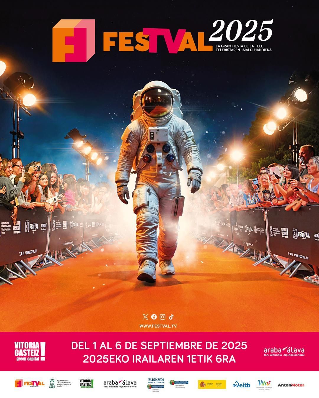 El cartel del FesTVal de Vitoria 2025
