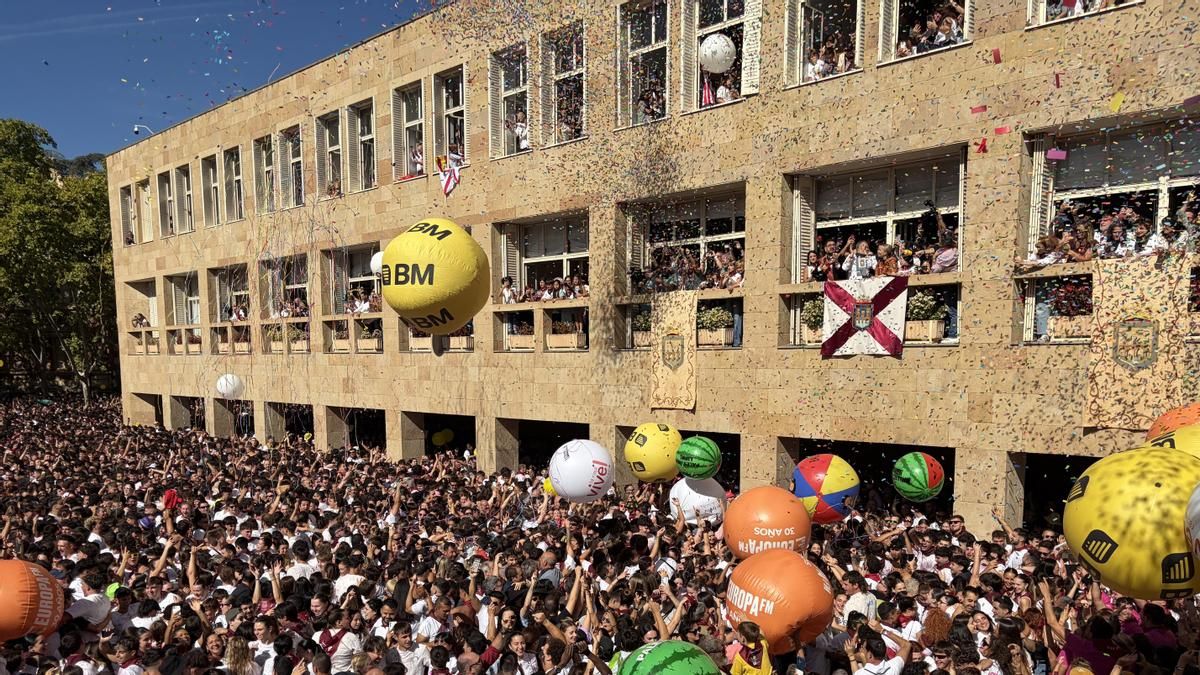 El cohete de San Mateo desata la eurforia: todas las fotos del inicio de las fiestas en Logroño