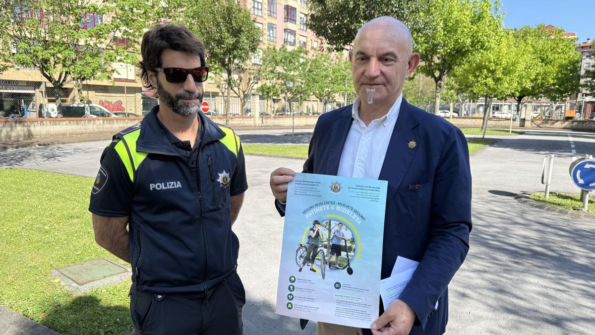 'Muévete seguro', la campaña de Barakaldo para concienciar sobre el buen uso de bicicletas y patinetes en la vía pública