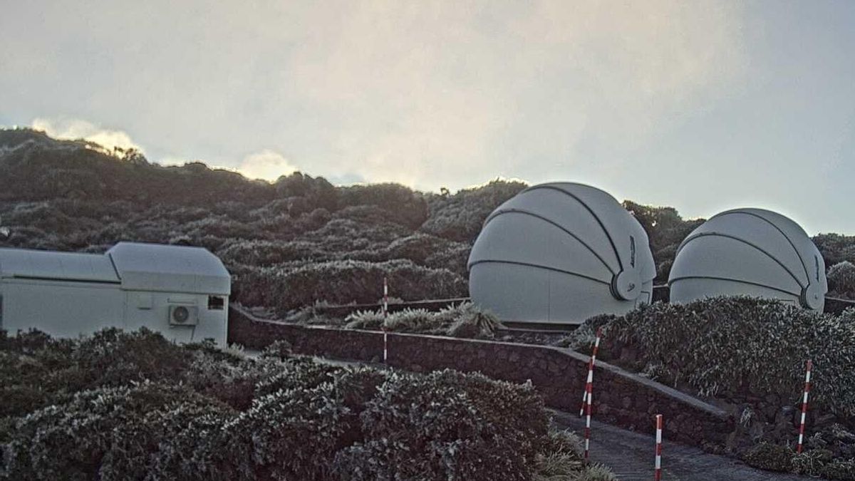 El termómetro se desploma en El Roque: 5 grados bajo cero