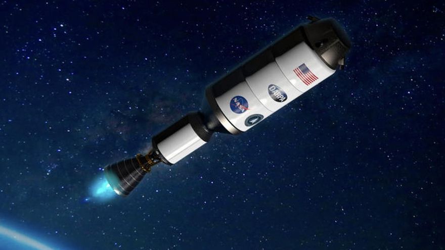 La NASA y el Pentágono desarrollan un cohete de propulsión nuclear para viajar a Marte
