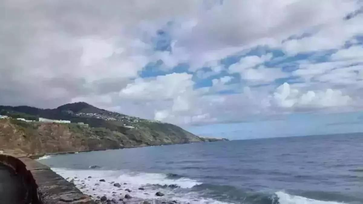 Imagen de archivo de un día nublado en la zona este de La Palma.