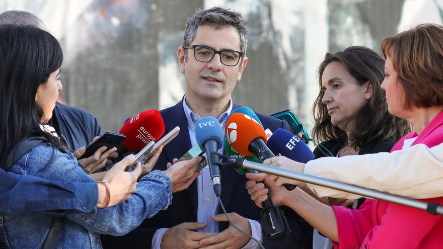 El ministro de la Presidencia, Relaciones con las Cortes y Memoria Democrática, Félix Bolaños.