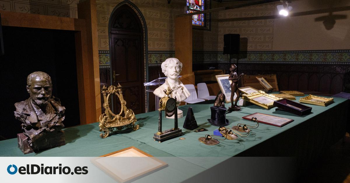 Pamplona encuentra en su archivo cuatro baúles del legado del músico Pablo Sarasate extraviados entre 1985 y 1991