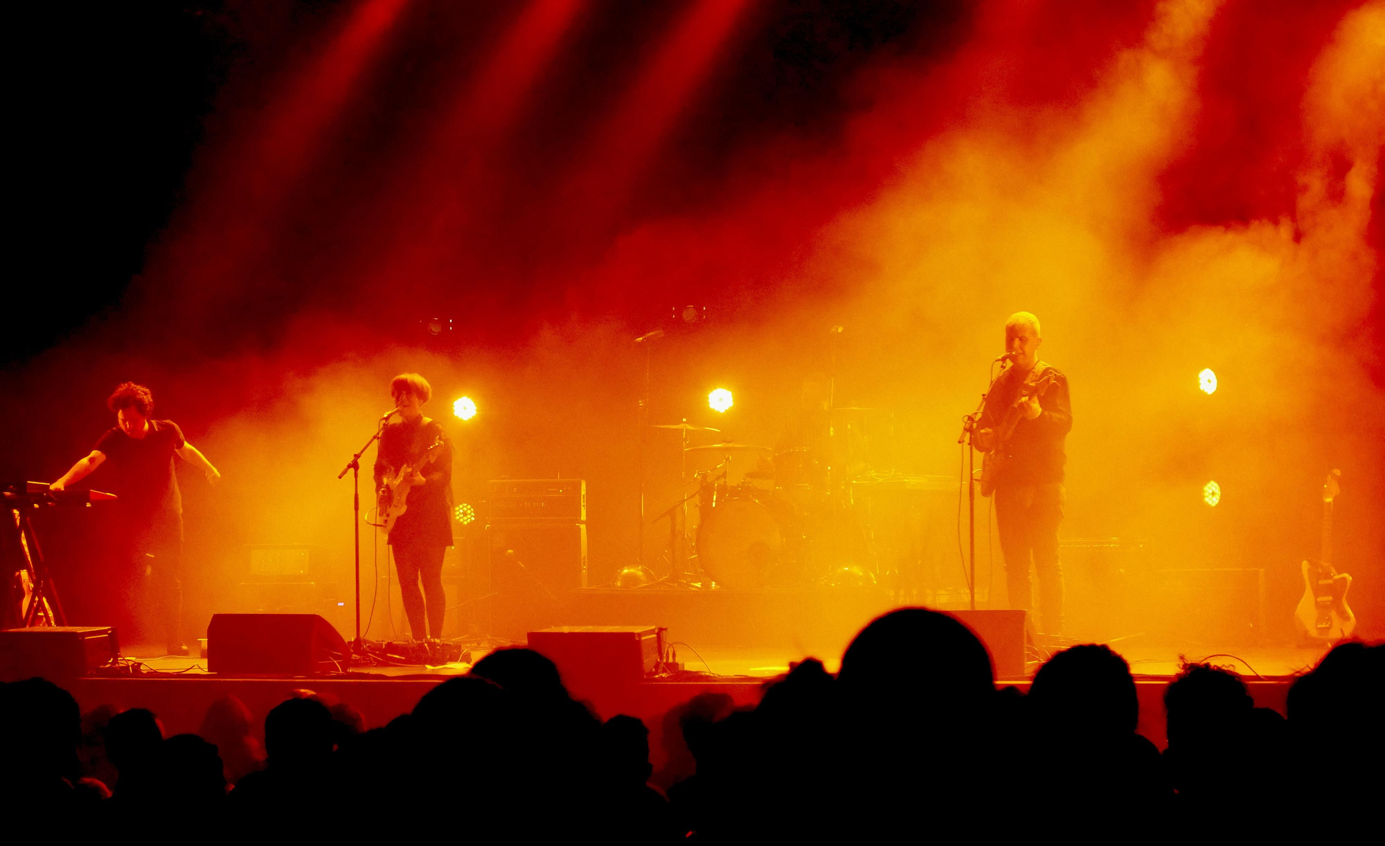 Triángulo de Amor Bizarro en concierto. Foto: Francisco Javier Menéndez.