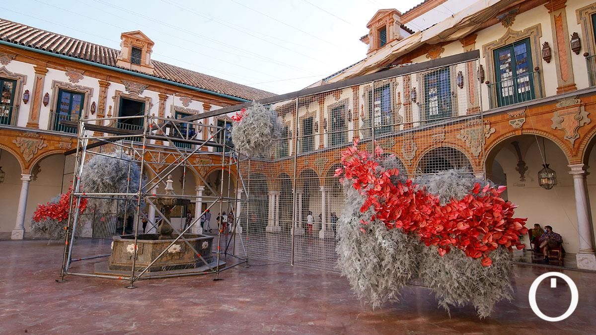 Instalación de Flora 2021 en la Diputación de Córdoba