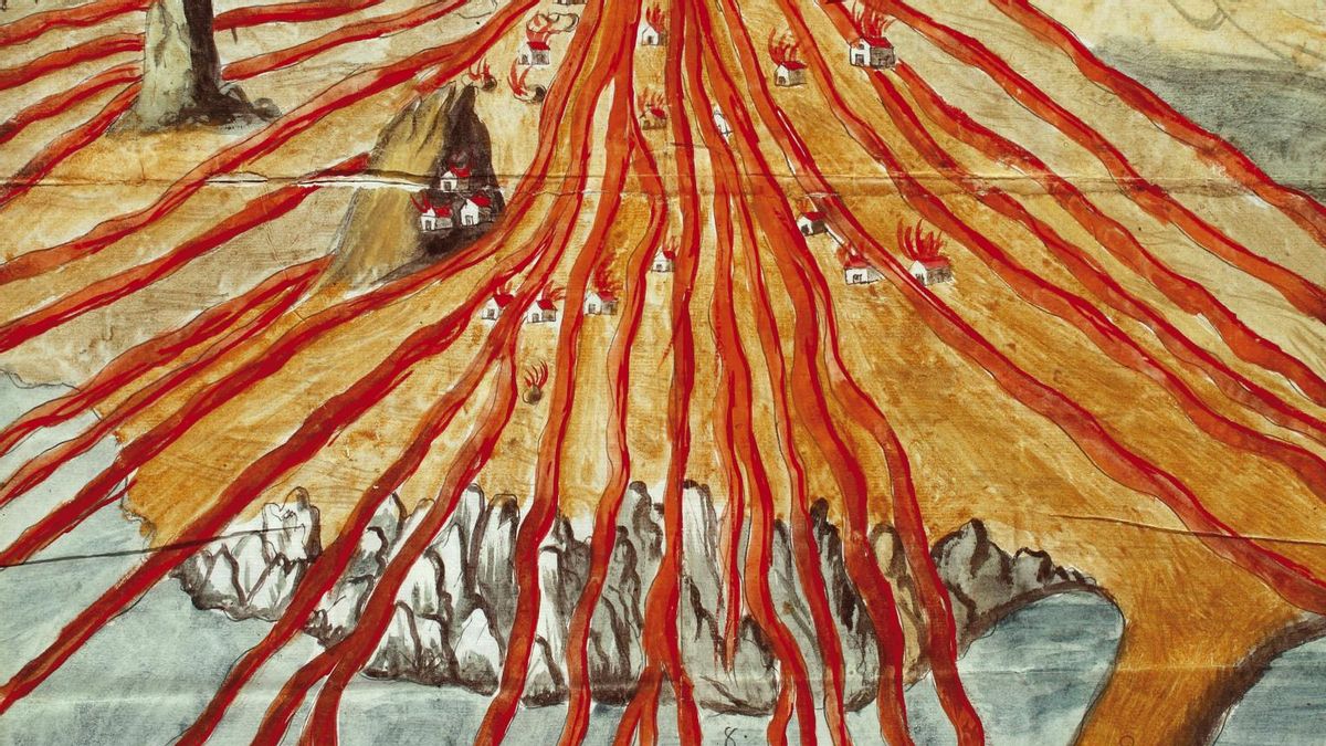 Imagen del cartel de la exposición ‘Contribución al conocimiento de la Geología de La Palma’.