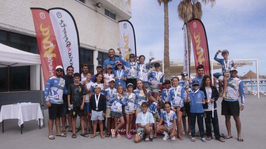 Haizeder Quesada y Leo Paliakov, ganadores de la segunda prueba de la Copa Cabildo de Optimist C
