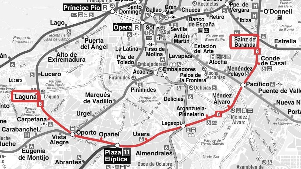 Metro de Madrid corta el sur de la Circular durante un fin de semana para probar los nuevos trenes automáticos