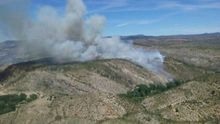 Incendio en Vallanca.