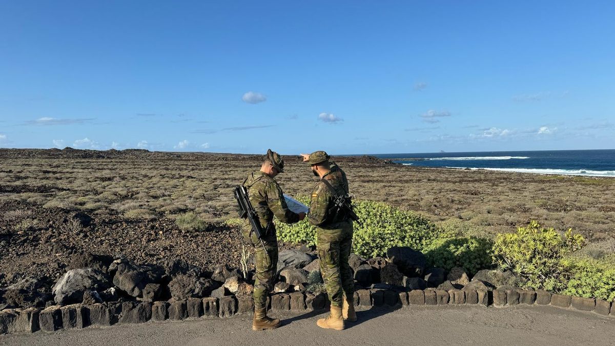 El Ejército de Tierra, de maniobras en Lanzarote.