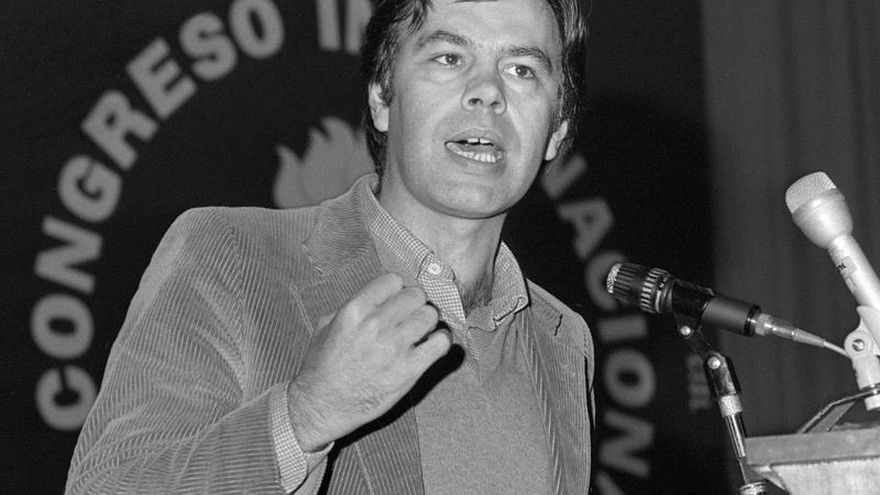 En la imagen, Felipe González, durante su intervención en el acto de inauguración del Cogreso de CIOSL.