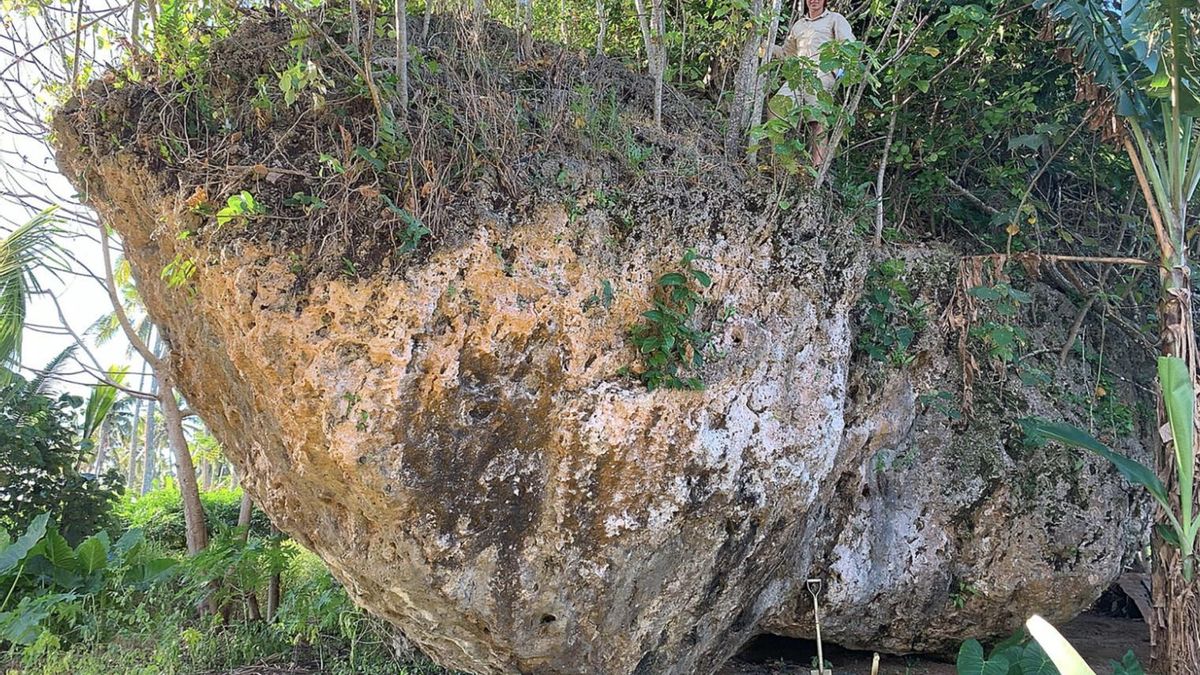 Para explicar el movimiento de 1.200 toneladas, el estudio indica que se requirió un megatsunami con olas de cincuenta metros