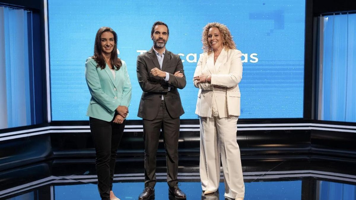 Presentadores del Telecanarias de La 1.