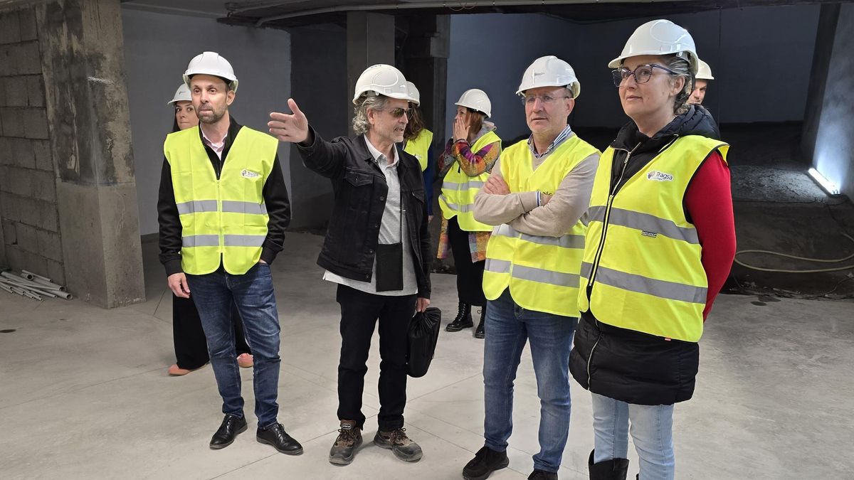 Visita institucional a las obras del 'Vivero de empresas' de Tijarafe.