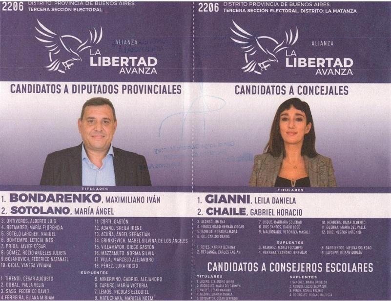 LA LIBERTAD AVANZA LA MATANZA