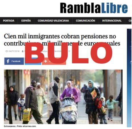 Captura publicación Rambla Libre en 2016.